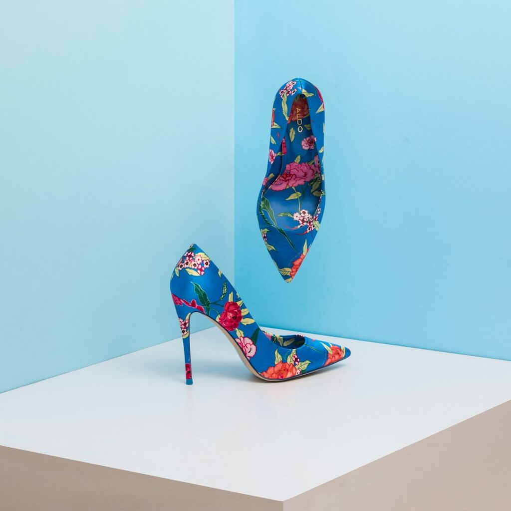Women's fashion shoes product photograph